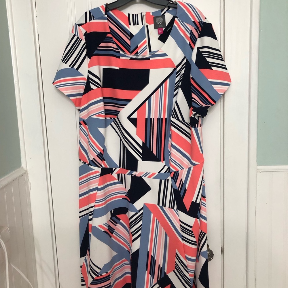 Nordstrom brand geometric print dress